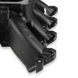 Load image into Gallery viewer, Holley Single Plane 4500 Carbureted Split-Design Race Intake Manifold - GM LS1/LS2/LS6 300-295BK - Back View