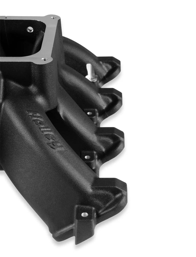 Holley Single Plane 4500 Carbureted Split-Design Race Intake Manifold - GM LS1/LS2/LS6 300-295BK - Installation View