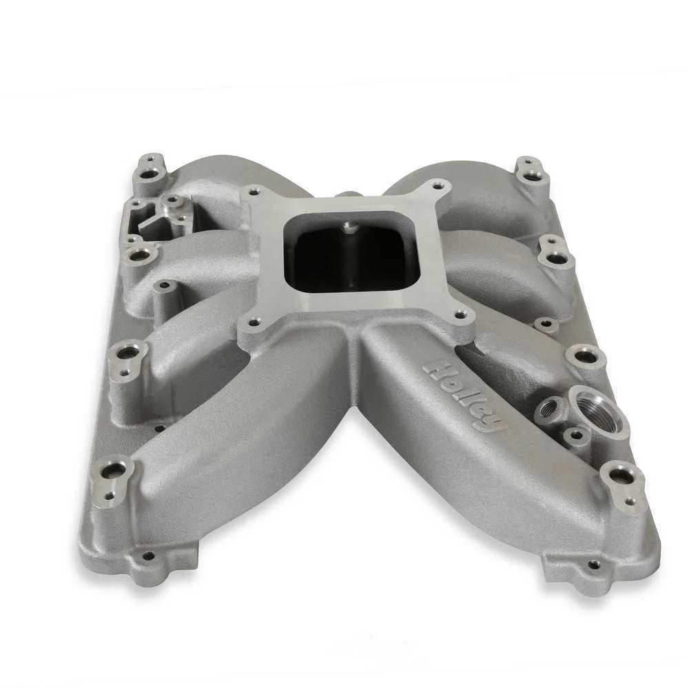 Holley Single Plane Intake Manifold for Gen III , EFI 300-930 fits Hemi - Side View