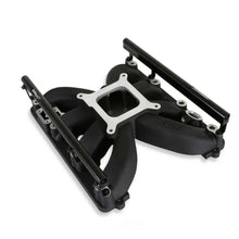 Load image into Gallery viewer, Holley Single Plane Intake Manifold for Gen III , EFI Black 300-930BK fits Hemi - Back View