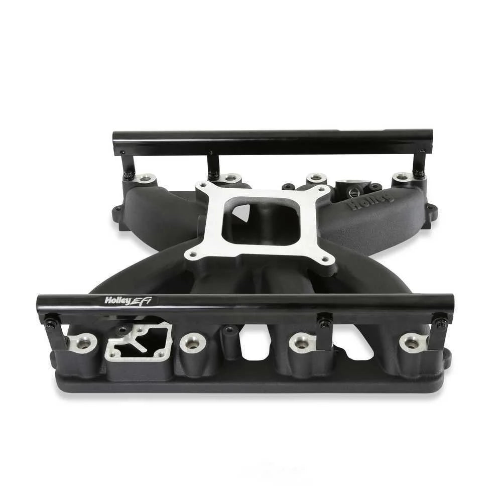 Holley Single Plane Intake Manifold for Gen III , EFI Black 300-930BK fits Hemi - Additional View 5