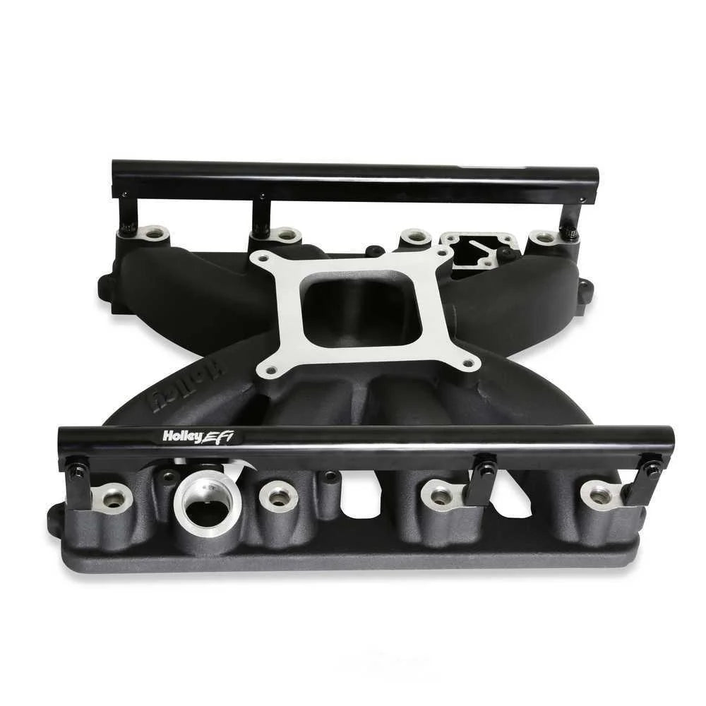 Holley Single Plane Intake Manifold for Gen III , EFI Black 300-930BK fits Hemi - Additional View 10