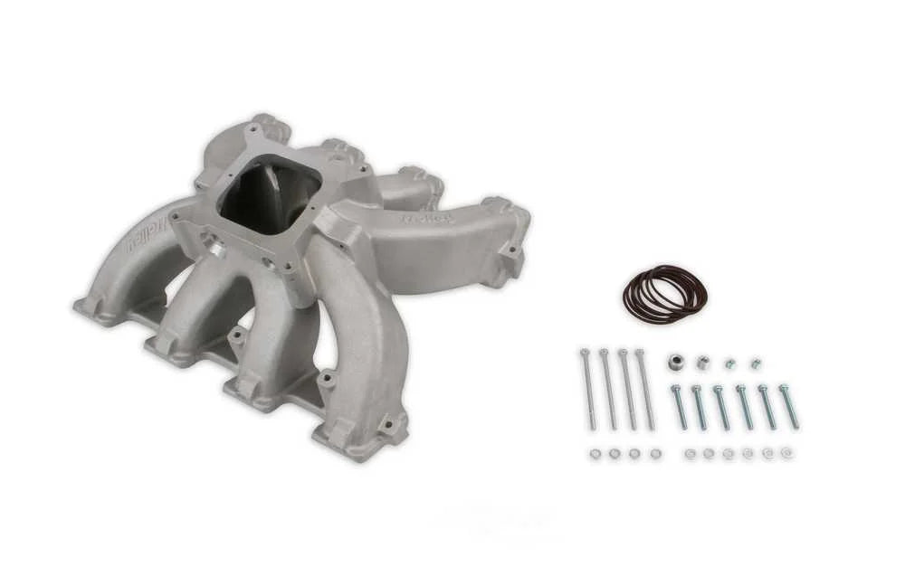 Holley Single Plane Split-Design Race Intake Manifold - 4150 300-291 fits GM LS3 / L92 - Side View