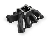 Load image into Gallery viewer, Holley Single Plane Split-Design Race Intake Manifold - Black 300-256BK fits GM LS1 / LS2 / LS6 - Main Product View