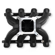 Load image into Gallery viewer, Holley Single Plane Split-Design Race Intake Manifold - Black 300-256BK fits GM LS1 / LS2 / LS6 - Back View