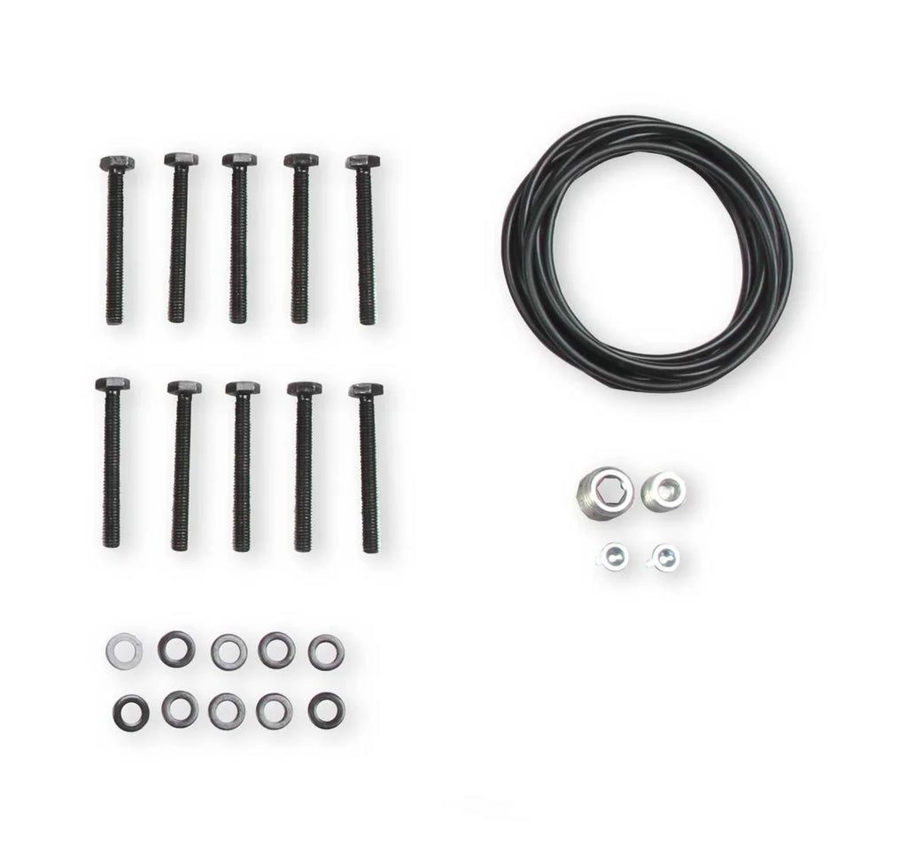 Holley Single Plane Split-Design Race Intake Manifold - Black 300-256BK fits GM LS1 / LS2 / LS6 - Additional View 8