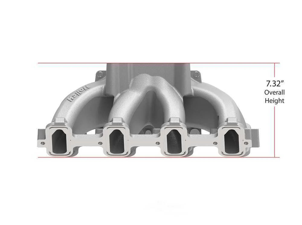 Holley Single Plane Split-Design Race Intake Manifold - Black 300-256BK fits GM LS1 / LS2 / LS6 - Additional View 9