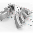 Load image into Gallery viewer, Holley Single Plane Split-Design Race Intake Manifold - Black 300-256BK fits GM LS1 / LS2 / LS6 - Additional View 10