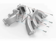 Load image into Gallery viewer, Holley Single Plane Split-Design Race Intake Manifold - Black 300-256BK fits GM LS1 / LS2 / LS6 - Additional View 10