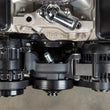 Load image into Gallery viewer, Holley Small Block Chevy Mid-Mount Complete Accessory System- Black Finish 20-240BK - Side View