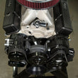 Load image into Gallery viewer, Holley Small Block Chevy Mid-Mount Complete Accessory System- Black Finish 20-240BK - Additional View 8