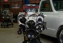 Load image into Gallery viewer, Holley Small Block Chevy Mid-Mount Complete Accessory System- Natural Finish 20-240 - Side View