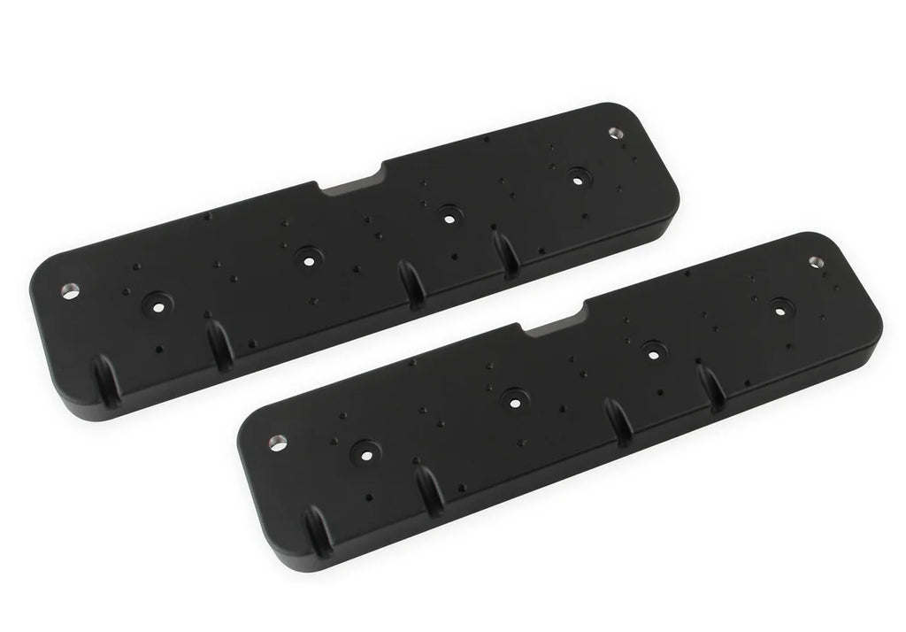 Holley Small Block Chevy to LS - Black Finish 241-297 - Main Product View