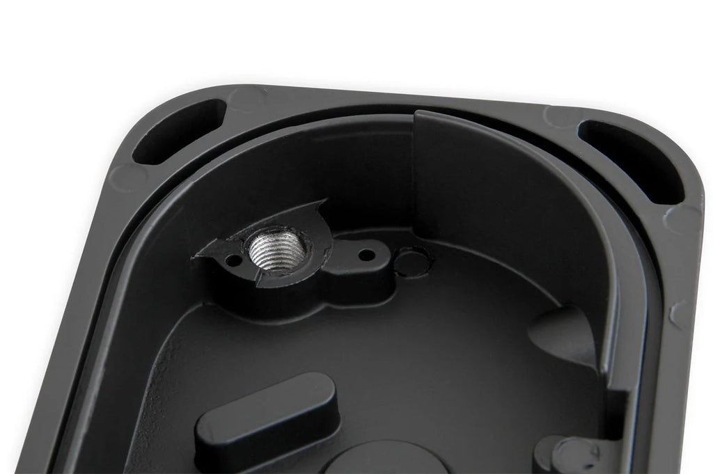 Holley Small Block Chevy to LS - Black Finish 241-297 - Side View