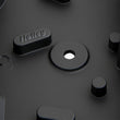 Load image into Gallery viewer, Holley Small Block Chevy to LS - Black Finish 241-297 - Back View