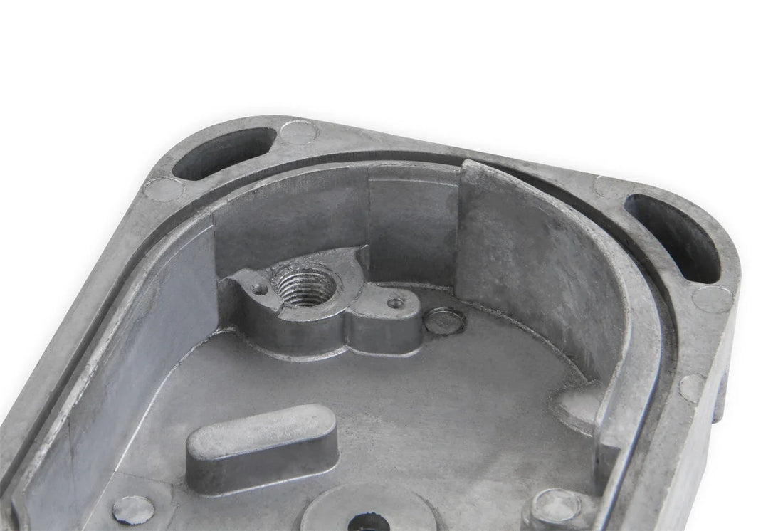 Holley Small Block Chevy to LS - Natural Finish 241-298 - Back View
