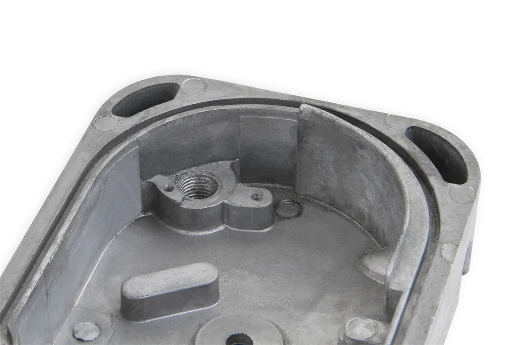 Holley Small Block Chevy to LS - Natural Finish 241-298 - Back View