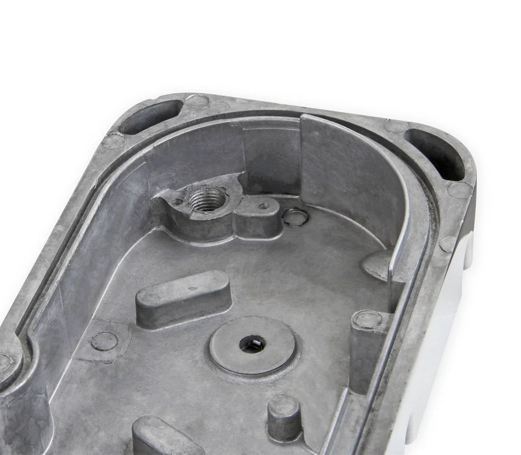 Holley Small Block Chevy to LS - Polished Finish 241-296 - Back View