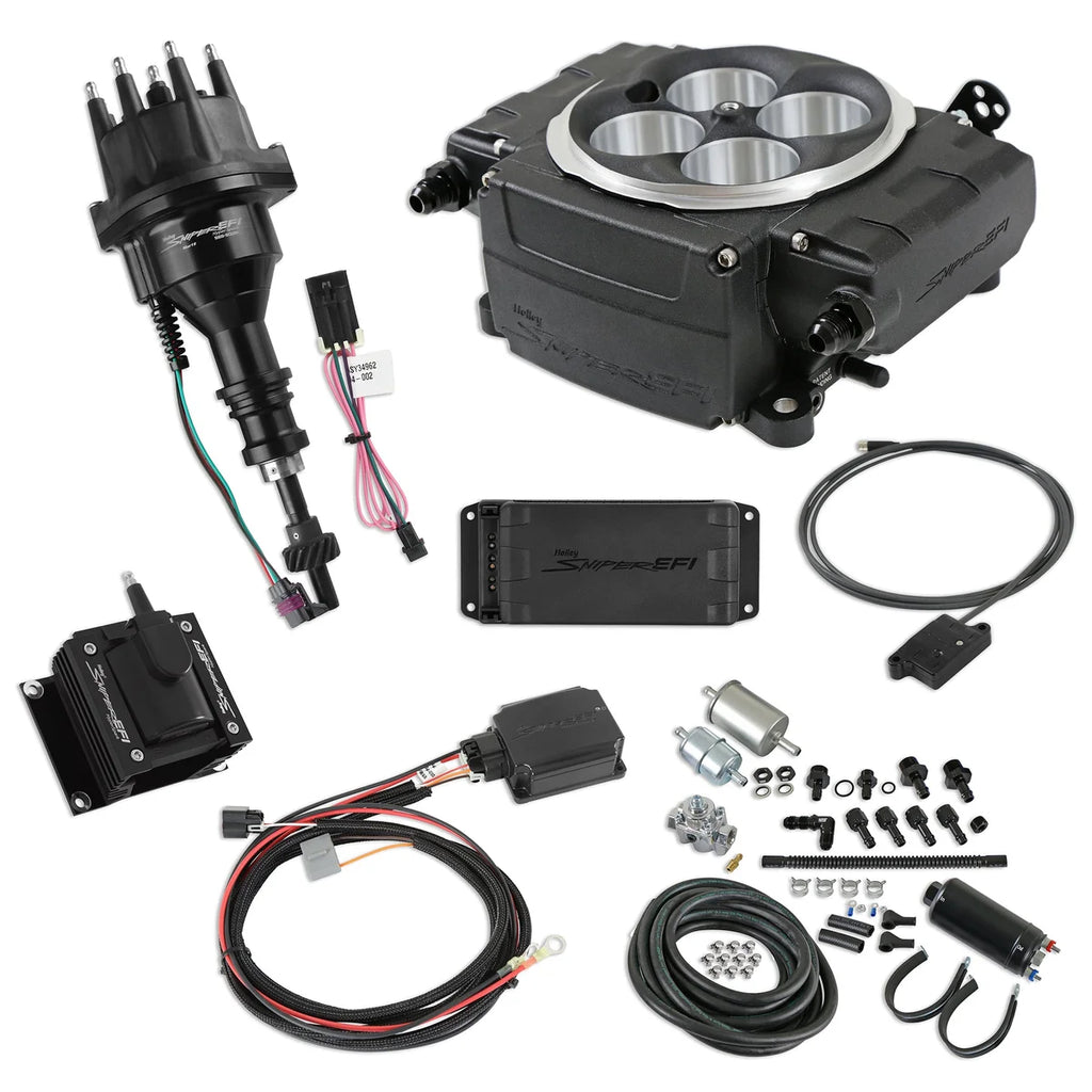 Holley Sniper 2 EFI Bundle Kit SBF BLACK 550-511-BPK-SBF