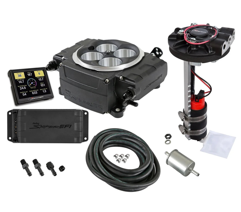 Holley Sniper 2 EFI Kit  w/PDM Black 550-511-3PR