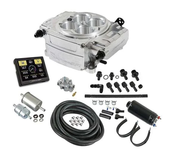 Holley Sniper 2 EFI Master Kit Polished wo/PDM 550-510-3XK
