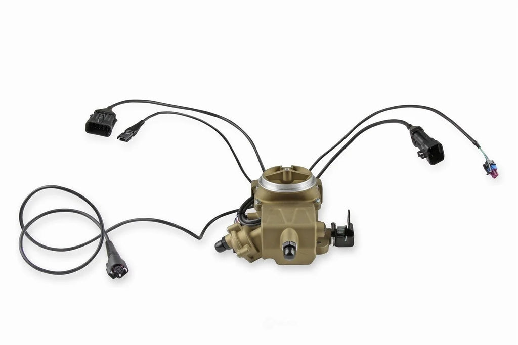 Holley Sniper EFI 2GC Large Bore - Classic Gold 550-857 fits 1973-1978 Checker / Chevrolet / GMC - Back View