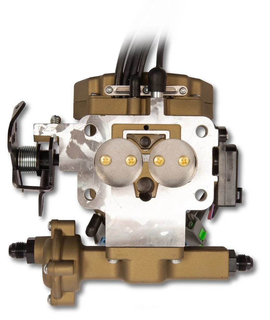 Holley Sniper EFI 2GC Small Bore - Classic Gold 550-866 fits 1955-1970 Buick / Chevrolet / Oldsmobile - Additional View 5