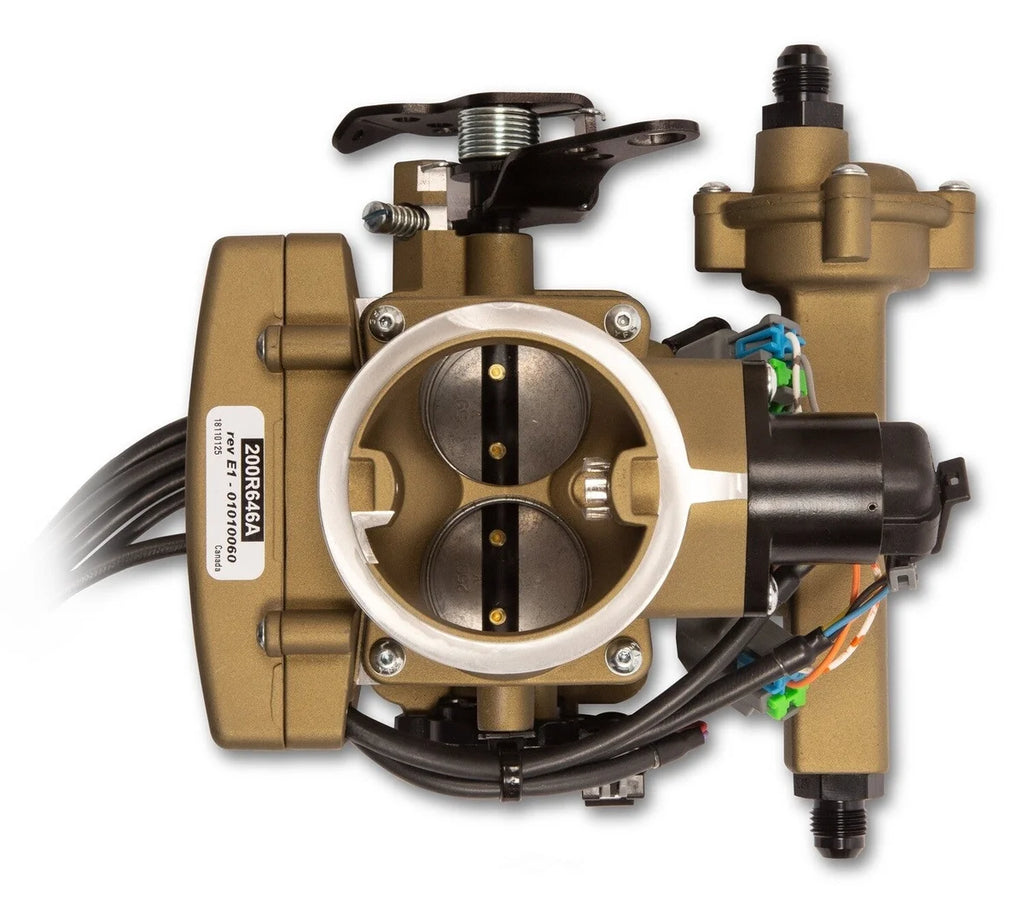 Holley Sniper EFI 2GC Small Bore - Classic Gold 550-866 fits 1955-1970 Buick / Chevrolet / Oldsmobile - Additional View 6
