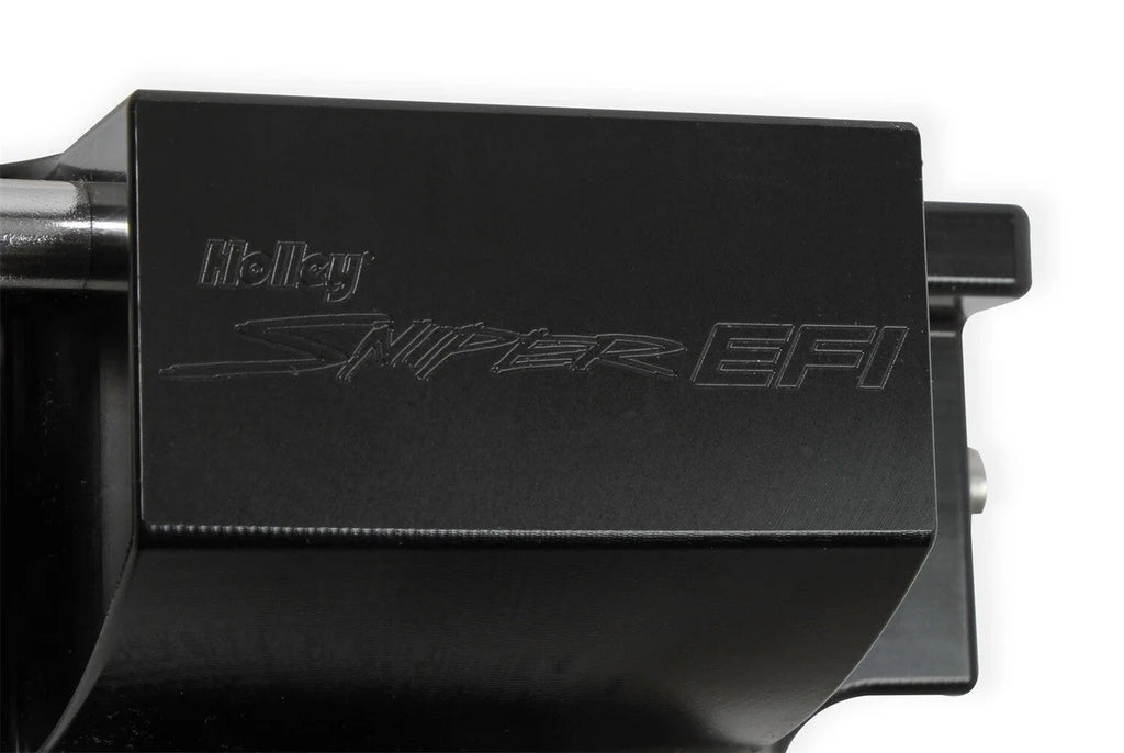 Holley Sniper EFI 90MM Throttle Body with Sniper EFI Logo Black 860010 fits 2011-Present Ford Coyote 5.0L - Additional View 6