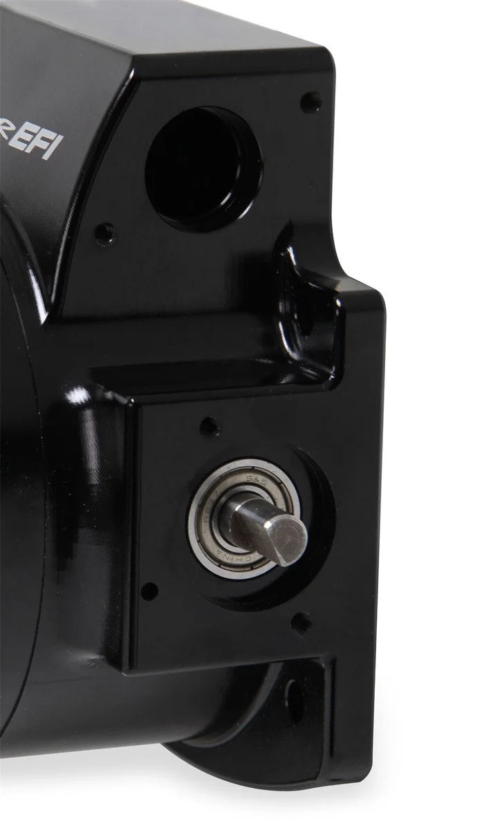 Holley Sniper EFI 92MM Throttle Body, Black with GM IAC Provision 860004-1 fits GM LS Engine - Side View