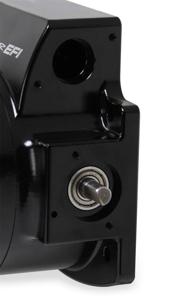 Holley Sniper EFI 92MM Throttle Body, Black with GM IAC Provision 860004-1 fits GM LS Engine - Side View