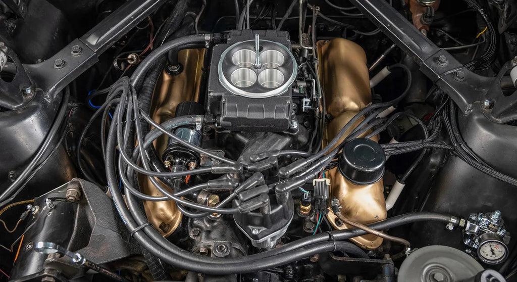 Holley Sniper EFI Base Kit - Without PDM - 3.5 in. Handheld - Side View