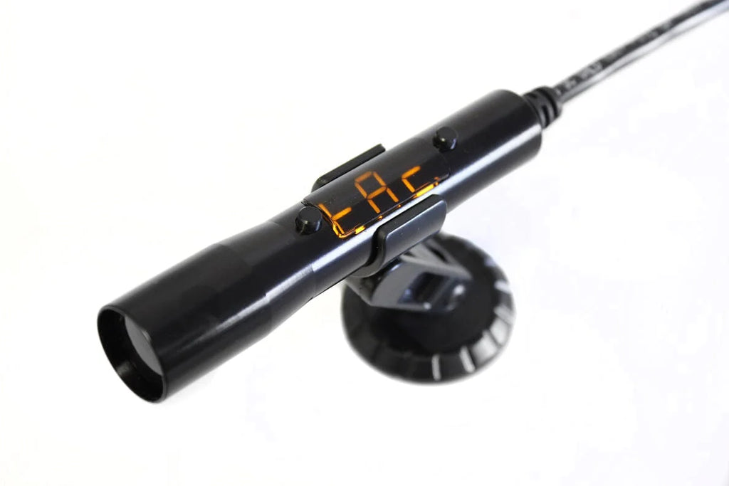 Holley Sniper EFI Black Tube, Yellow LEDDirect Wire Connection - Installation View
