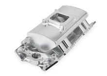 Load image into Gallery viewer, Holley Sniper EFI Fabricated Intake Manifold Single Plane 1 x 4150 Silver with Sniper Logo 835011 fits BBC - Main Product ...