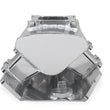 Load image into Gallery viewer, Holley Sniper EFI Fabricated Intake Manifold Single Plane 1 x 4150 Silver with Sniper Logo 835011 fits BBC - Side View