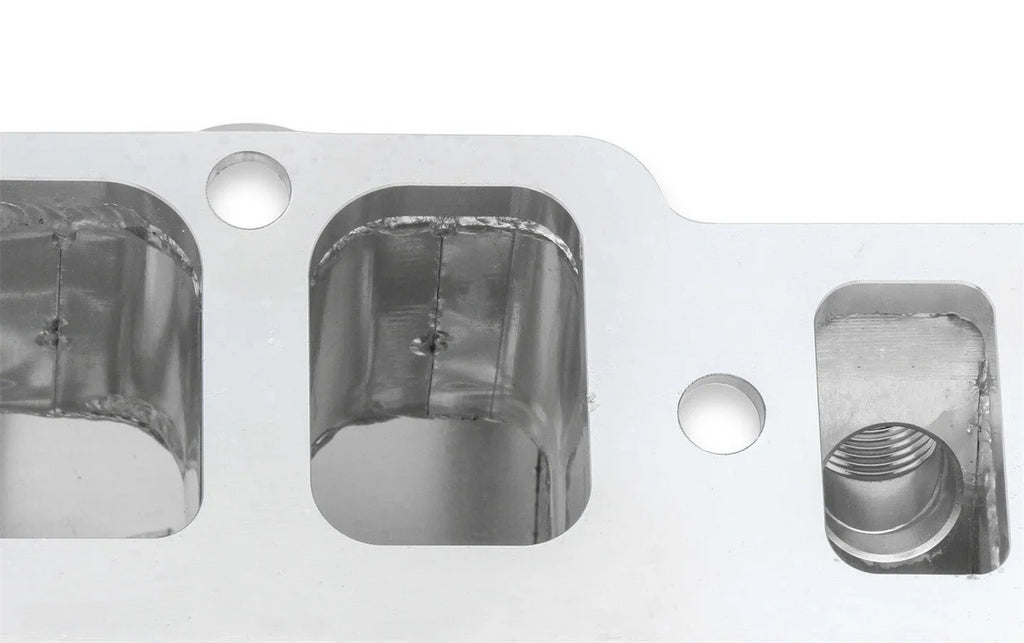Holley Sniper EFI Fabricated Intake Manifold Single Plane 1 x 4500 Silver with Sniper Logo 835161 fits BBC - Installation ...