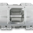 Load image into Gallery viewer, Holley Sniper EFI Fabricated Intake Manifold Single Plane 1 x 4500 Silver with Sniper Logo 835161 fits BBC - Additional Vi...