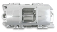 Load image into Gallery viewer, Holley Sniper EFI Fabricated Intake Manifold Single Plane 1 x 4500 Silver with Sniper Logo 835161 fits BBC - Additional Vi...