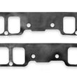 Load image into Gallery viewer, Holley Sniper EFI Fabricated Intake Manifold Single Plane 2 x 4150 Silver with Sniper Logo 835061 fits BBC - Side View