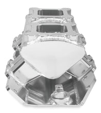 Load image into Gallery viewer, Holley Sniper EFI Fabricated Intake Manifold Single Plane 2 x 4150 Silver with Sniper Logo 835061 fits BBC - Additional Vi...