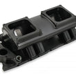 Load image into Gallery viewer, Holley Sniper EFI Fabricated Intake Manifold Single Plane 2 x 4500 Black with Sniper Logo 835172 fits BBC - Main Product View