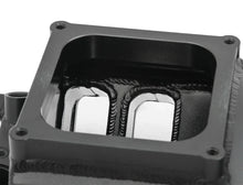 Load image into Gallery viewer, Holley Sniper EFI Fabricated Intake Manifold Single Plane 2 x 4500 Black with Sniper Logo 835172 fits BBC - Additional View 5
