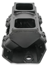 Load image into Gallery viewer, Holley Sniper EFI Fabricated Intake Manifold Single Plane 2 x 4500 Black with Sniper Logo 835172 fits BBC - Additional View 8