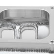Load image into Gallery viewer, Holley Sniper EFI Fabricated Intake Manifold Single Plane 2 x 4500 Silver with Sniper Logo 835171 fits BBC - Back View