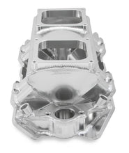 Load image into Gallery viewer, Holley Sniper EFI Fabricated Intake Manifold Single Plane 2 x 4500 Silver with Sniper Logo 835171 fits BBC - Additional Vi...