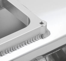 Load image into Gallery viewer, Holley Sniper EFI Fabricated Intake Manifold Single Plane 2 x 4500 Silver with Sniper Logo 835171 fits BBC - Additional Vi...