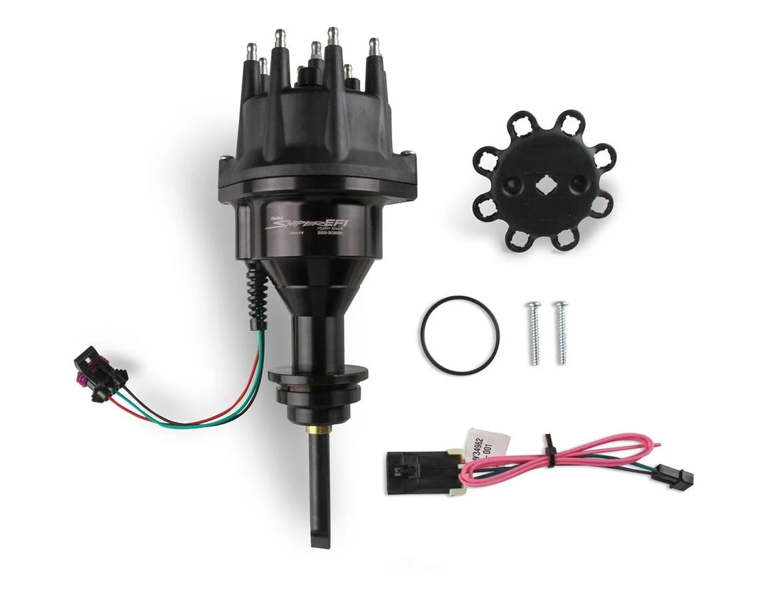 Holley Sniper EFI HyperSpark Distributor 565-306BK fits 1959-1979 Chrysler / Dodge / Jensen 413 / 426W / 440 / 426 Hemi - ...