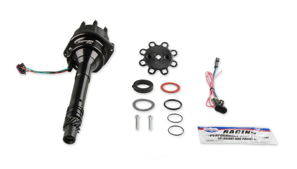 Holley Sniper EFI HyperSpark Distributor 565-309BK fits Chevrolet Big Block Tall Deck - Back View
