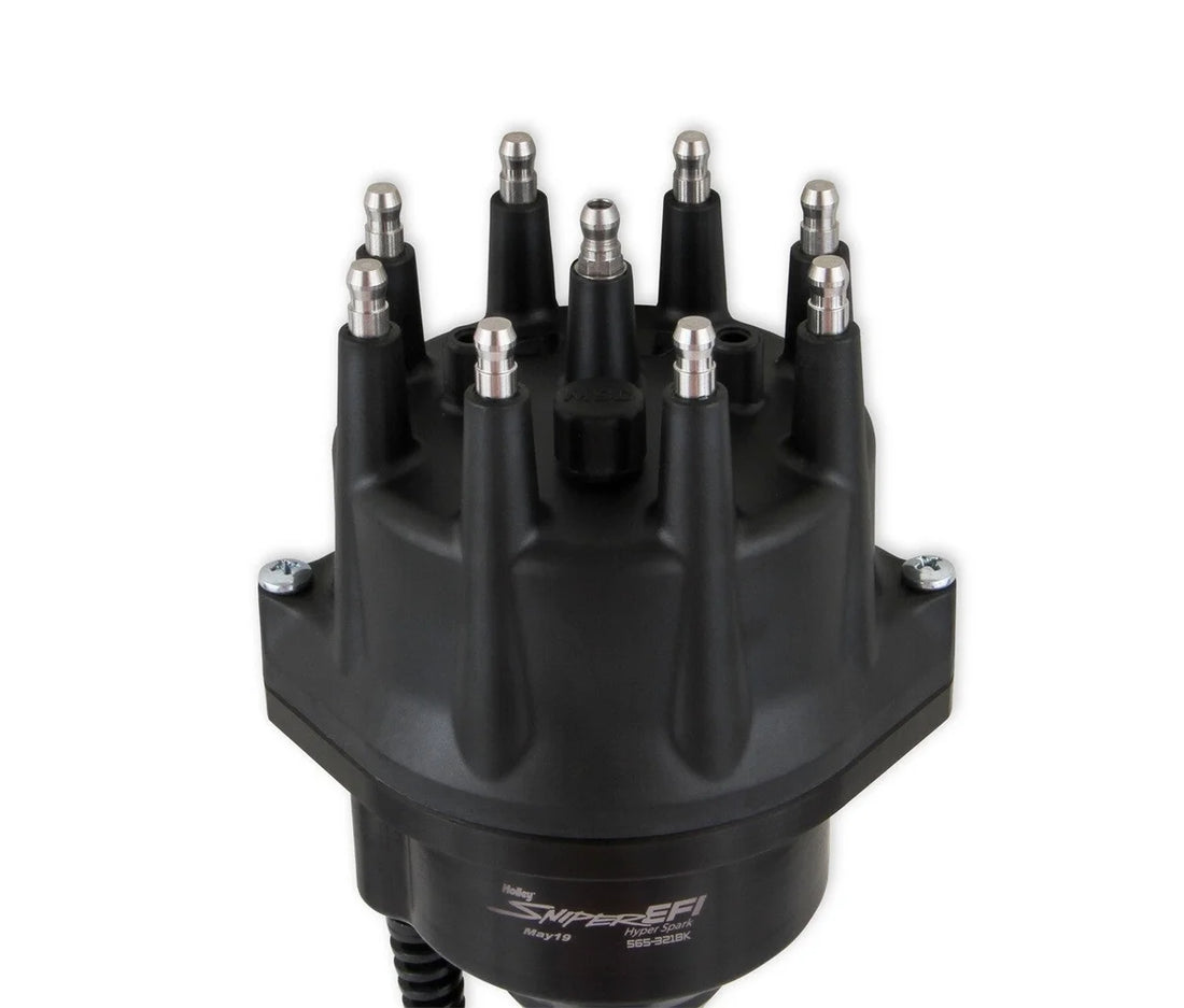 Holley Sniper EFI HyperSpark Distributor 565-321BK fits Holden 253 / 304 / 308ci - Side View