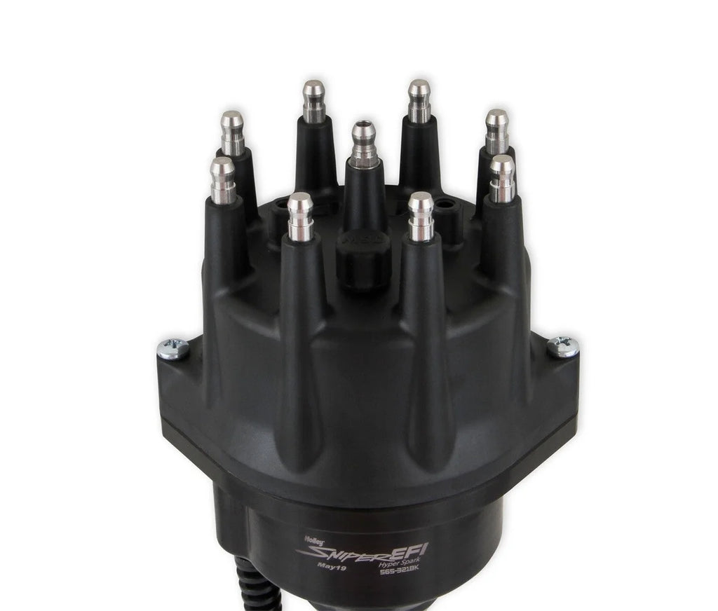 Holley Sniper EFI HyperSpark Distributor 565-321BK fits Holden 253 / 304 / 308ci - Side View